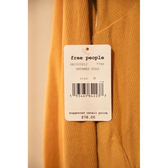 ⚡️FLASH S A L E⚡️NWT Free People Untamed Gold - Picture 4 of 6